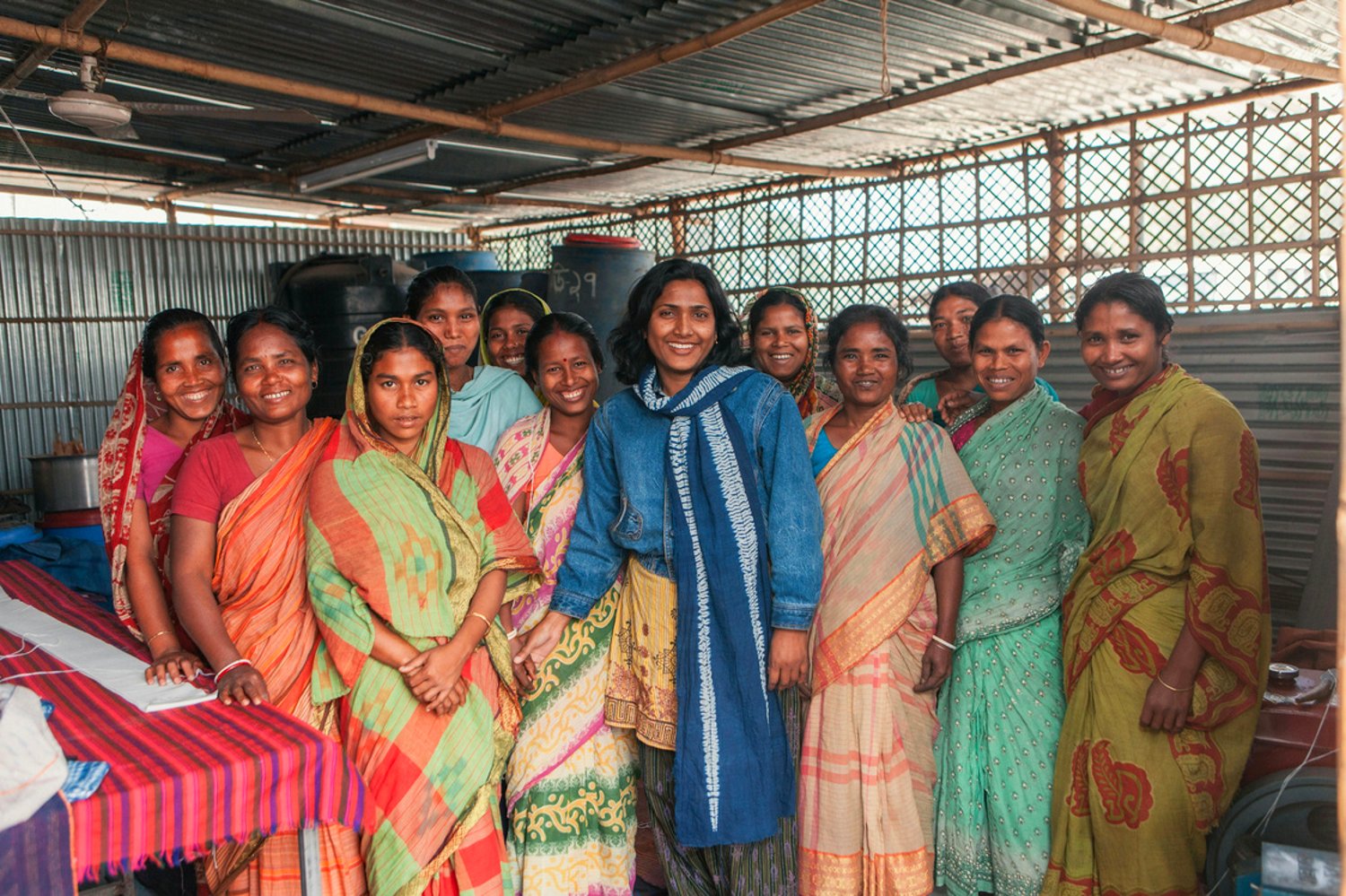 Women's collective during a community programme